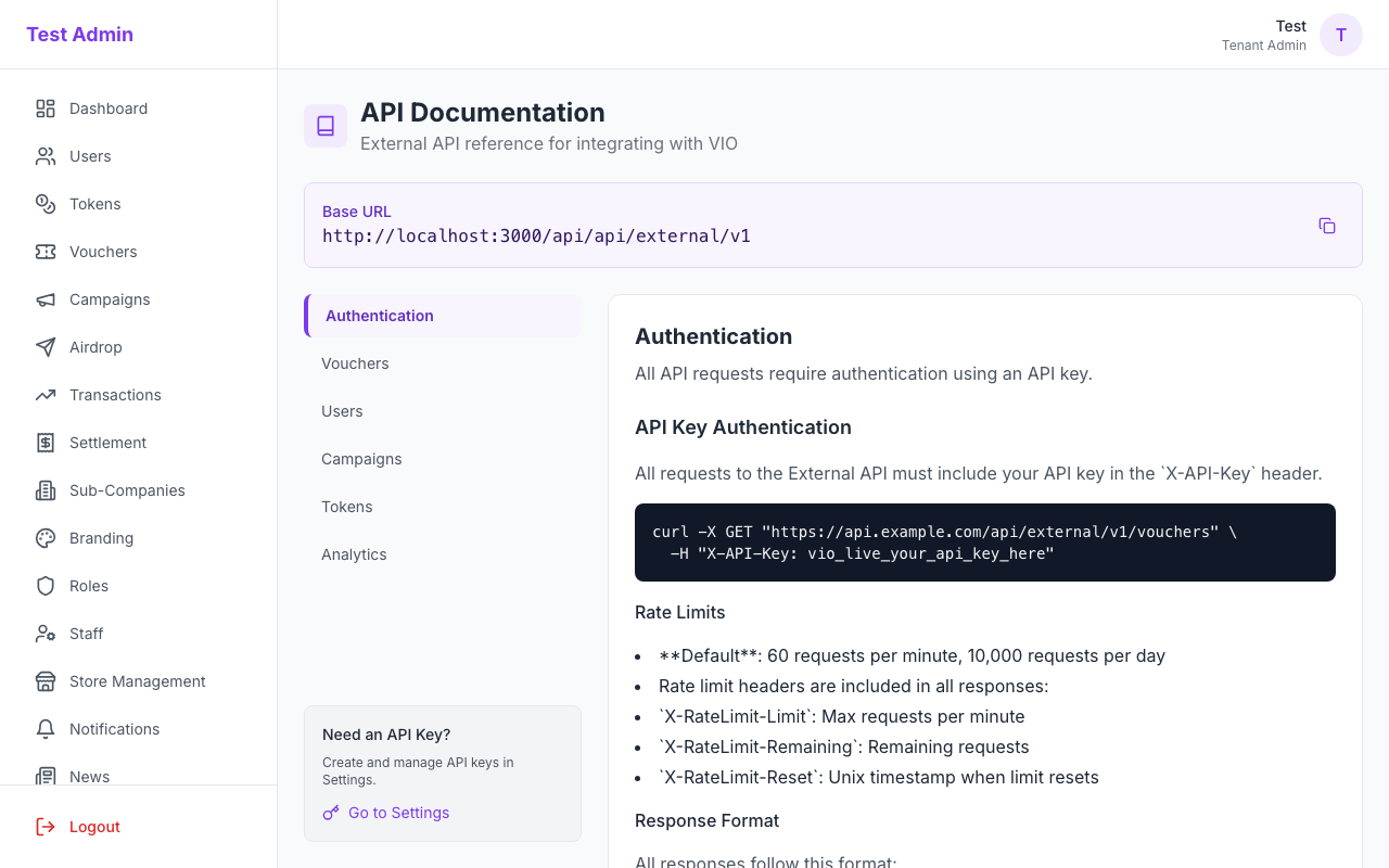 API Documentation