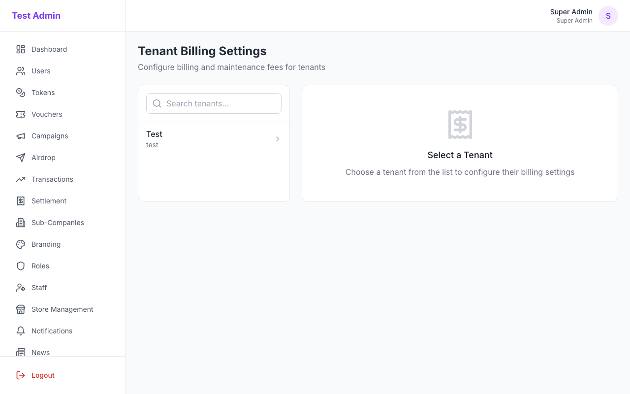 Tenant Billing