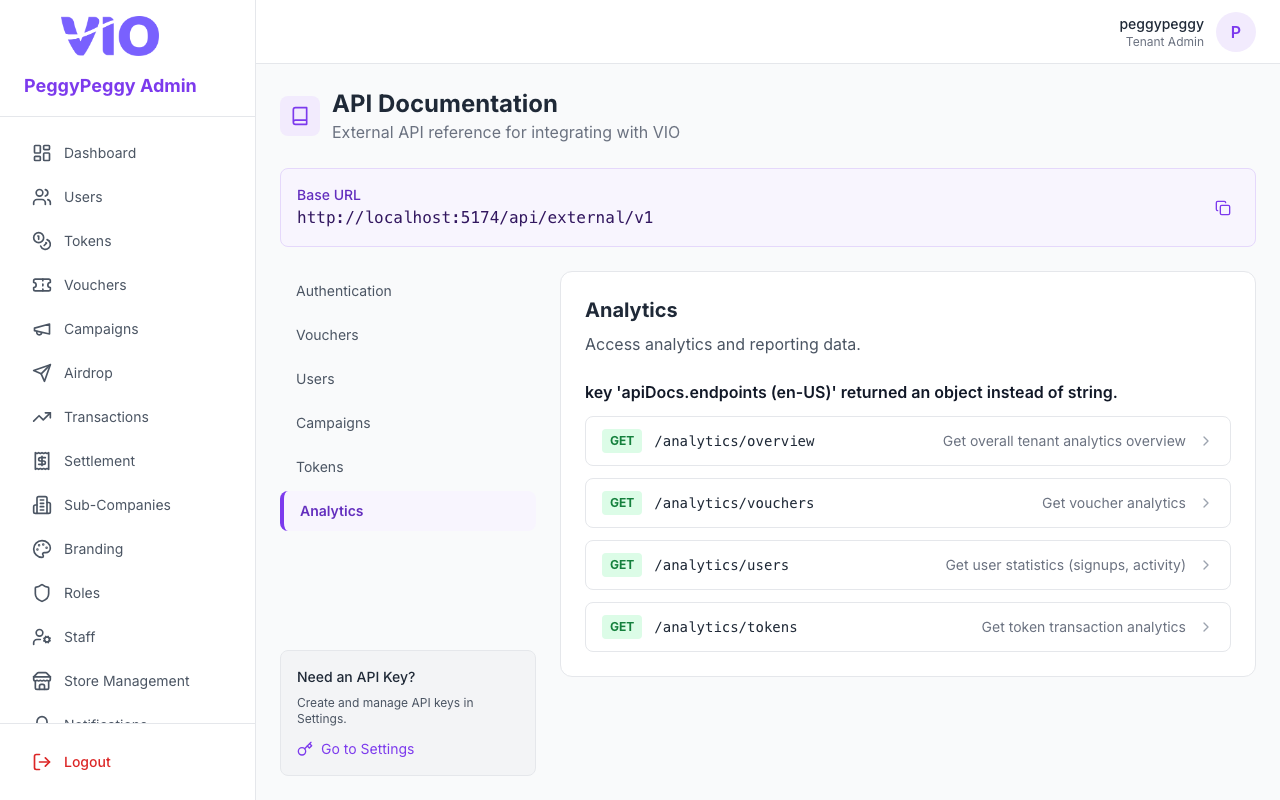 API Docs — Analytics