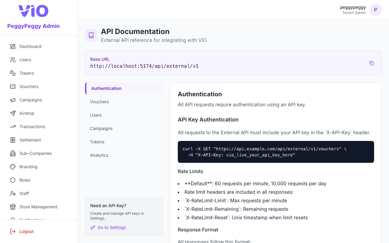 API Docs — Authentication