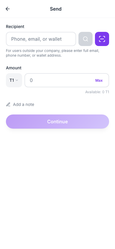 Send Tokens