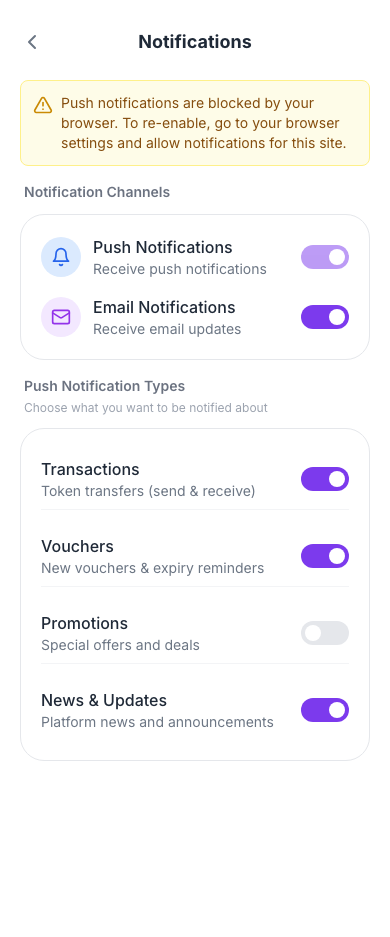 Notifications
