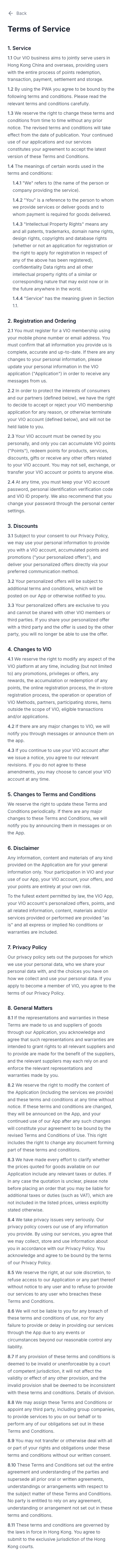Terms of Service