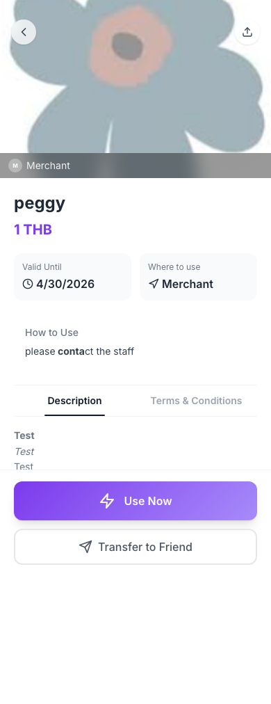 Owned voucher — Active