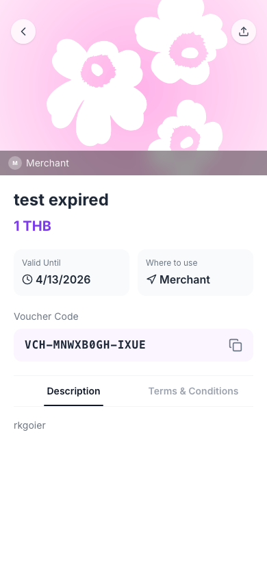 Owned voucher — Expired