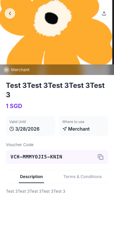 Owned voucher — Used