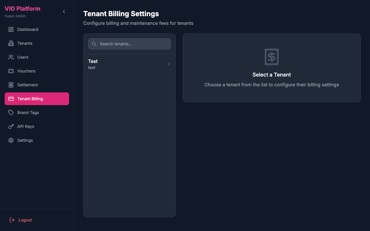 Tenant Billing